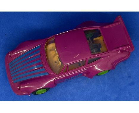 Porsche "The Joker" 1:32 Scalextric slot racing car unboxed with some ageing fair, good condition. We combine postage on mult