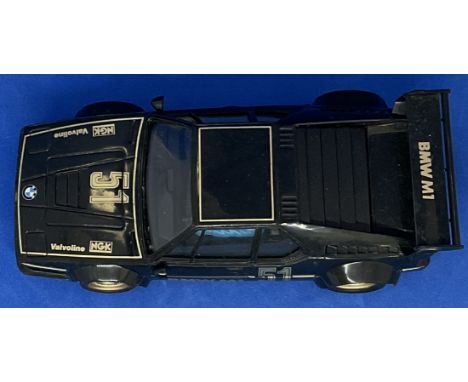 BMW M1 1:32 Scalextric slot racing car unboxed with some ageing fair, good condition. We combine postage on multiple winning 