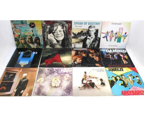 Record Collection 5 boxes of mostly LPs with just a few 12 inch singles and a video. The collection mostly from the 70s and 8