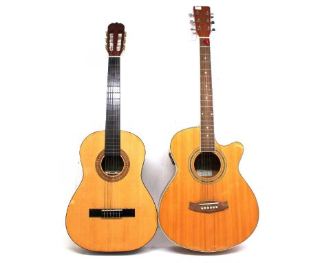 TANGLEWOOD - Electro Acoustic Guitar AM121 in excellent condition. Plus an acoustic guitar Hohner HC-03 in very good conditio