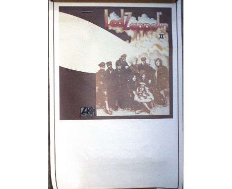 LED ZEPPELIN - Lithograph -&nbsp;This lithograph is on heavyweight textured cream paper. Below the album cover artwork it has