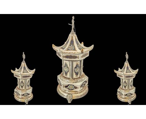 Musical Cigarette Dispenser. Vintage Musical Cigarette Dispenser. Approx 16 Inches In Height.