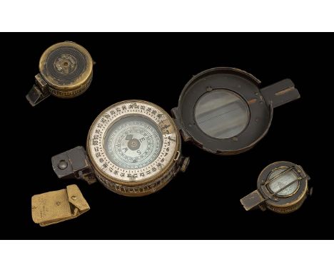 2nd World War Military Compass. T.G.Co Ltd No B290771 London, Dated 1944, MK III, Has the Military Arrow, Comes with Canvas C