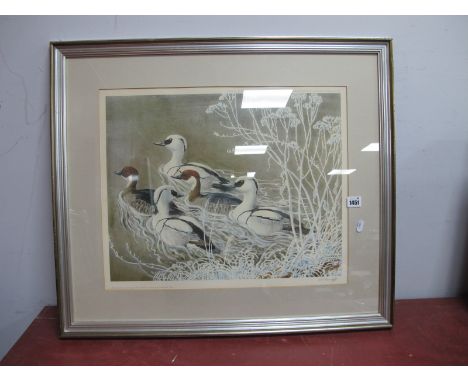 •After Charles Frederick Tunnicliffe (1901-1979) *ARR, Smew, limited edition print number 381/500, signed in pencil in the ma