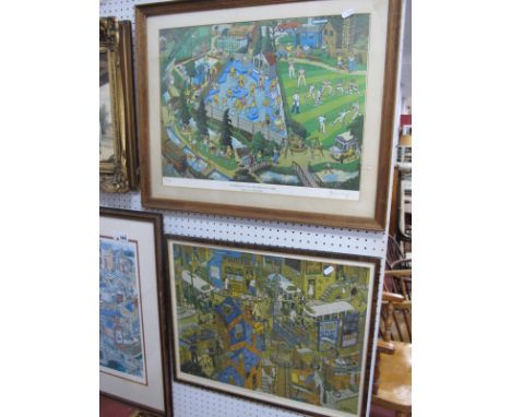 Joe Scarborough, 'Summer of 74 in Millhouses Park', Ltd edition colour print of 850, 36.5 x 50.5cm, ink signed, three others,