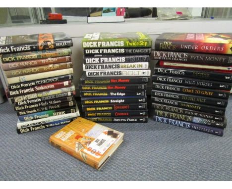 Dick Francis - thirty eight titles, mostly signed, first editions, some with inscriptions, unless stated otherwise, Odds Agai