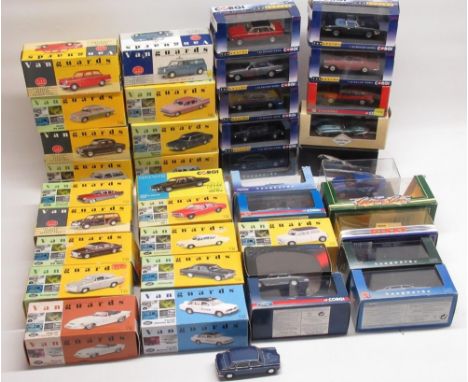 Collection of predominantly 1:43 scale boxed die-cast vehicles inc. Vanguard, Corgi, etc. (approx. 39) 