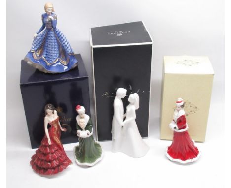 Royal Worcester limited edition figure Georgia Southern Belle 433/1000 H22.5cm, Royal Worcester figure Carmen Summer Romance 