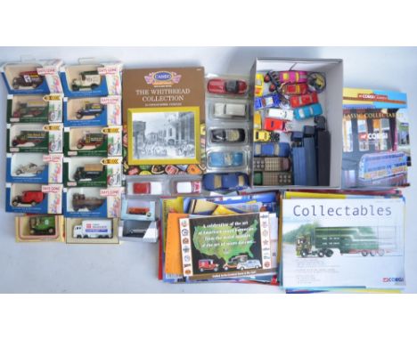 Collection of diecast vehicle models, various scales and manufacturers to include Lledo Days Gone, Cameo Collection Whitbread