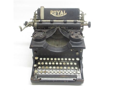 Royal Typewriter Co. N.Y., U.S.A. Model 10 typewriter serial no. X431338, circa 1918, W40cm D38cm H26.5cm 