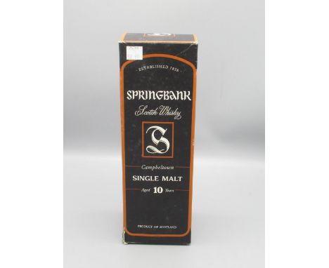Springbank 10 year old Scotch Whisky 46%vol 70cl 