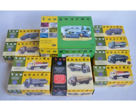 Ten boxed Lledo Vanguards British brewers related diecast models to include 9x 1/64 1950's-1960's Classic Commercial Vehicles