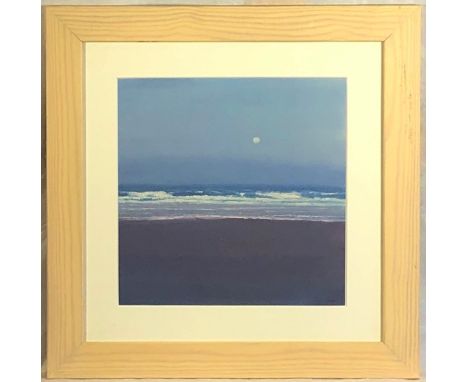 John MILLER (1931-2002) Seascape with Moon Print/Multiple 23.5 x 23.5cm