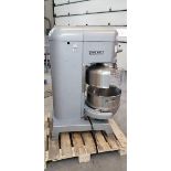 Hobart Mixer Model L-800 80 Quart Including Bowl and Dolly With Beater Arm and Hook Attachments in