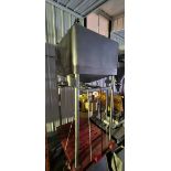 Breddo Likwifier Model LDT, Capacity 125 gall. Bottom Mounted Agitator 25 hp, 3'' Side Discharge