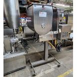 Filler Hinds-Bock, Model 2P-64, dual head piston filler / depositor in stainless steel. Rated to