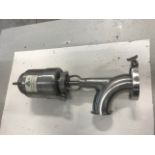 Tri-Clover Tank Air Valve, Model 262-57M-2-1/2-316, S/N 230638-001 with 4" Tank Side, 2.5" Discharge