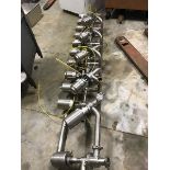 Tri-Clover 16-Valve Air Valve Cluster, 2" Valves -- (13) 361 Valves and (3) Type 7000 Valves (