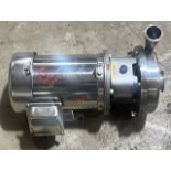 Alfa Laval 3 hp Centrifugal Pump, Model LKH15 with 2" x 2.5" S/S Head, 3490 RPM Motor (Load Fee $75