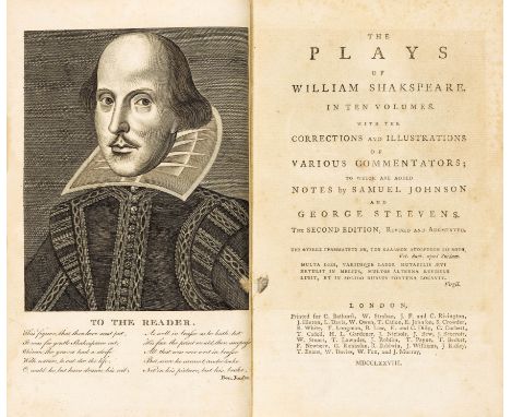 Shakespeare, William.The Plays of William Shakespeare. In ten Volumes. With the corrections and illustrations of various comm