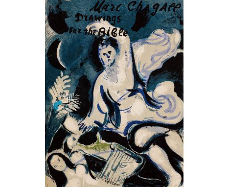 Chagall, Marc.Drawings for the Bible. Text by Gaston Bachelard.  Mit 25 (inklusive Einbandillustration) farb. u. 23 schwarz-w