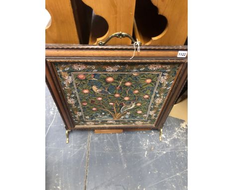 A FIRE SCREEN AND A LOOM BOX.