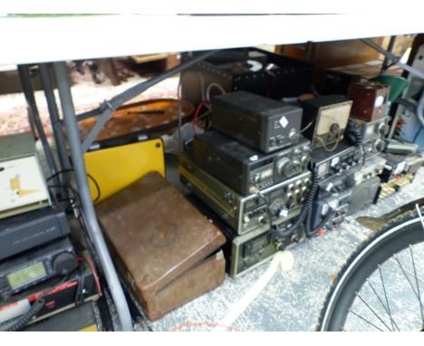 A LARGE COLLECTION OF VINTAGE CB EQUIPMENT. 