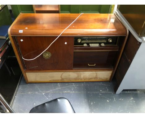 A VINTAGE RADIOGRAM H 76 W 108 D 43cms