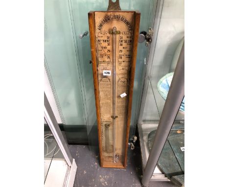 AN ADMIRAL FITZROY BAROMETER