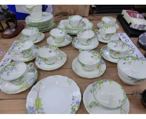 AN ART DECO PARAGON TEA SERVICE