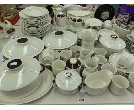A ROYAL DOULTON MORNING STAR TEA AND DINNER SERVICE. 
