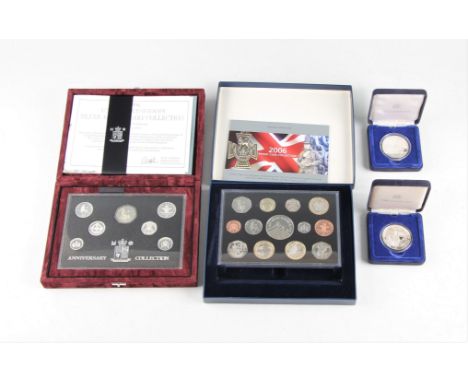 A collection of coins, to include a Royal Mint UK 1996 silver 25th Anniversary of Decimalisation coin collection, a Royal Min