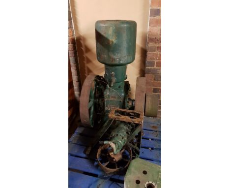 A large twin wheel Lister engine.