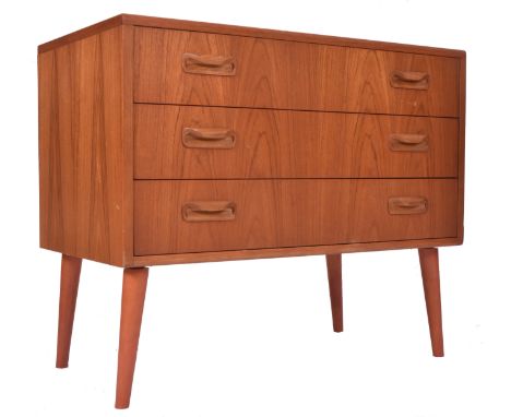 Victor B. Wilkins for G-Plan - Fresco Range - a vintage mid century 1960s teak chest of drawers. The chest of rectangular for