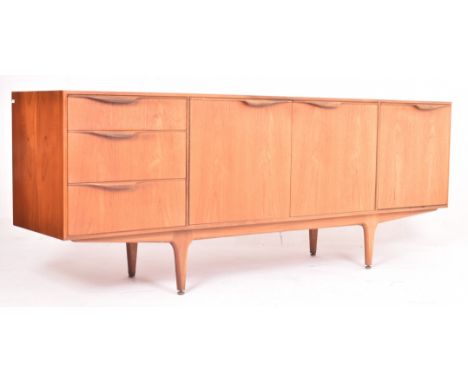 Tom Robertson for A.H. McIntosh Of Kirkcaldy - Dunvegan Range - A retro vintage 20th Century 1960's teak wood sideboard crede