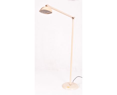 Relux Milano - a vintage 1980s Italian designer uplighter / floor standing lamp light. The lamp having a having a cup shade s