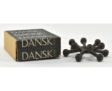 Jens Quistgaard for Dansk Designs - A retro mid 20th century circa 1960s cast iron Spider Tiny Taper Holder candelabra candle