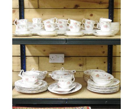 A Royal Albert Tranquillity pattern tea and dinner service, to include tureens
