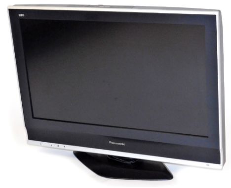 A Panasonic Vierra TX-26LXD70 31 inch television, with power lead and instruction manual.