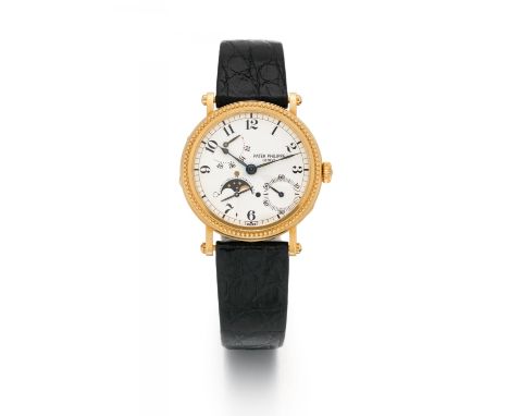PATEK PHILIPPECalatrava. Art der Uhr: Armbanduhr. Herkunft: Schweiz, Genf. Datierung: 1994. Werk: Automatik, Cal. 240/PS 152.