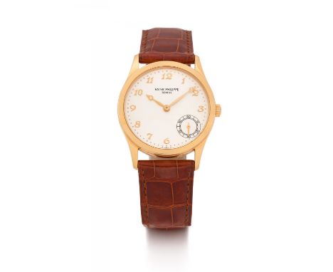 PATEK PHILIPPECalatrava. Art der Uhr: Armbanduhr. Herkunft: Schweiz, Genf. Werk: Automatik, Cal. 240/151. Gehäuse/Armband: 75