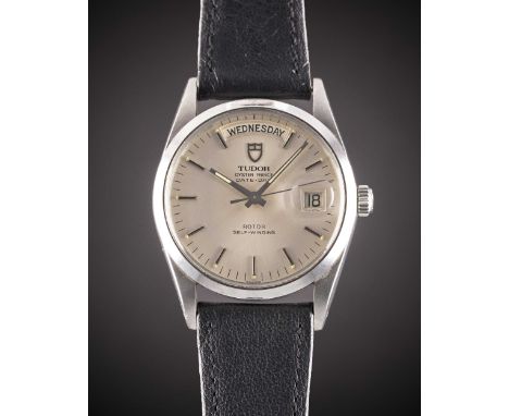 A GENTLEMAN'S STAINLESS STEEL ROLEX TUDOR OYSTER PRINCE DATE + DAY WRIST WATCHCIRCA 1983, REF. 94500Movement: 25J, automatic,