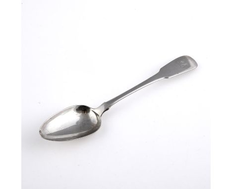 initialled "B" or "R", by Alexander Davidson of Arbroath (AD, portcullis, AD, portcullis) c.1840; 1.9oz. ** bowl worn, genera