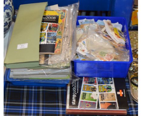 QUANTITY ASSORTED STAMPS, FIRST DAY COVERS ETC     