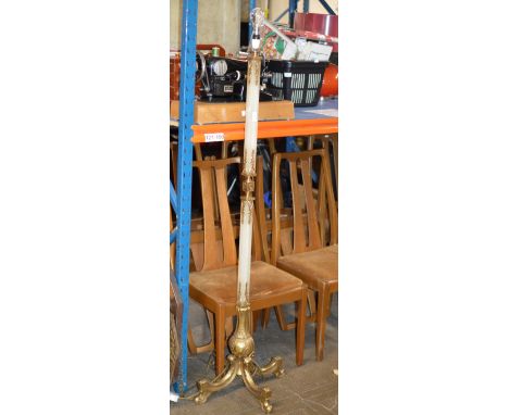 ONYX &amp; BRASS STANDARD LAMP     