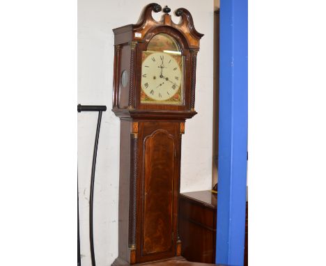 6½' MAHOGANY CASED GRANDFATHER CLOCK     