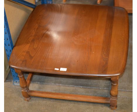 ERCOL SQUARE COFFEE TABLE     