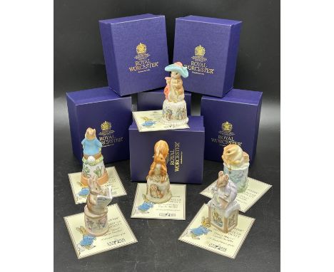 Royal Worcester Candle Snuffers to celebrate Beatrix Potter's centenary year, all limited editions : Jeremy Fisher, 242/500, 
