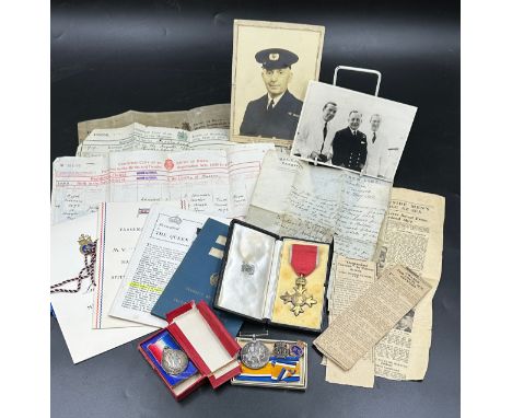 A collection relating to James Henry Harrison O.B.E. 824009 Chief Engineer Merchant Navy to include an O.B.E., in original ca