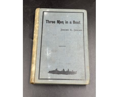 Jerome K Jerome ‘Three Men in a Boat’, illustrations by A. Frederics. J. W. Arrowsmith, Bristol, 11 Quay Street, 1889. First 